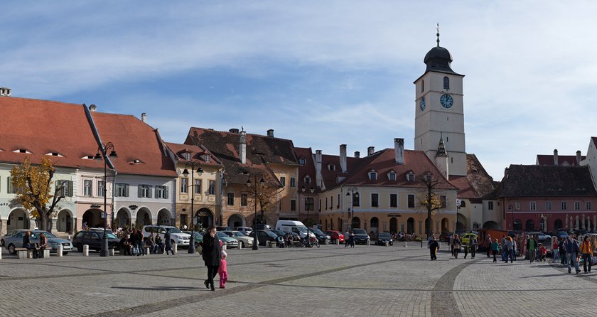 Der Große Ring von Hermannstadt (Sibiu), Rumänien